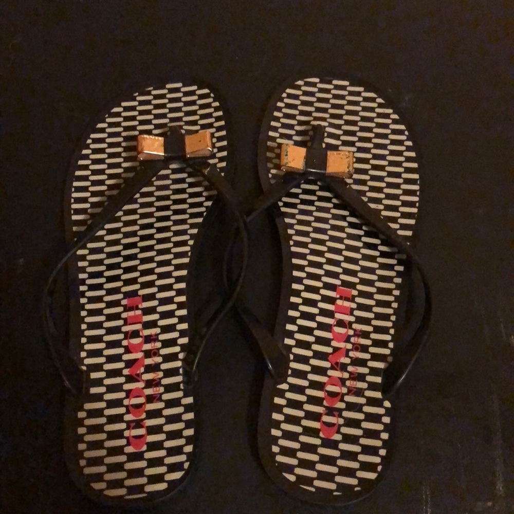 Cute coach sandals!